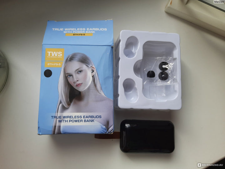 BTH-F9-5 True Wireless Earbuds with Power Bank