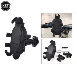 Motorcycle Phone Holder Shock-absorbing Moto Bike Navigation Support Handlebar Rearview Mirror Mount Bracket Cycling Fixture High Quality