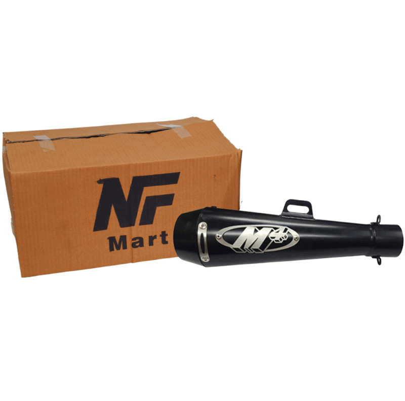 M4 MATT BLACK EXHAUST FOR MOTORCYCLE, HEAVY BIKES, BIKE WITH DB KILLER - Image 2