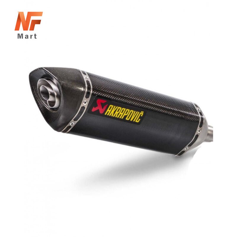 Akrapovic Carbon Fiber Exhaust CE9 For MOTORCYCLE, HEAVY BIKES - Black - Image 4