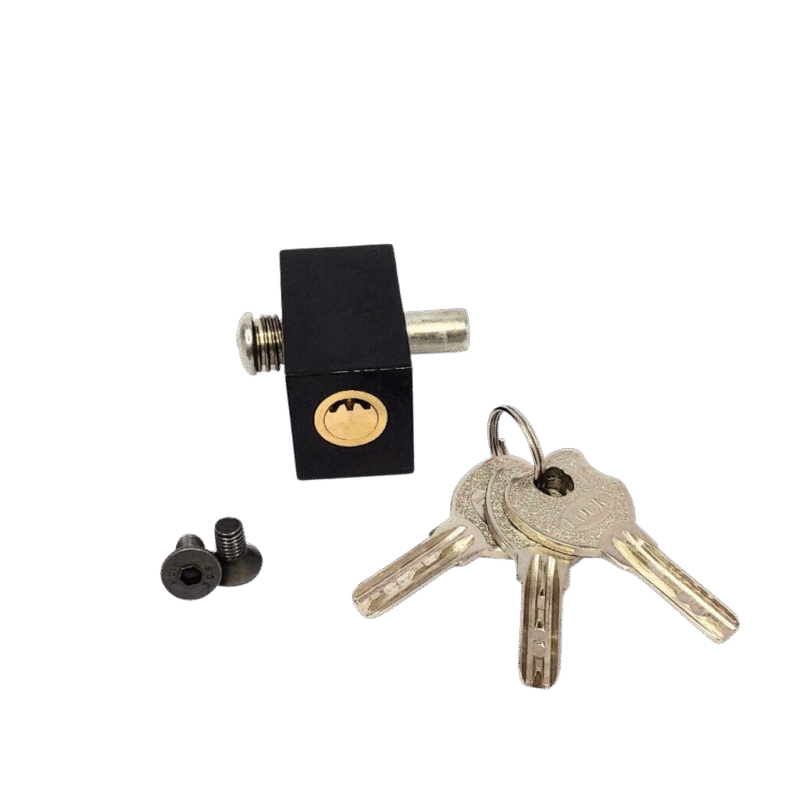Bike Lock Motorcycle Side Lock 100% Secure Security Lock Push Button DIY Fixing New Small Size Without Welding Heavy Duty for 70cc and 125cc bikes - Image 3
