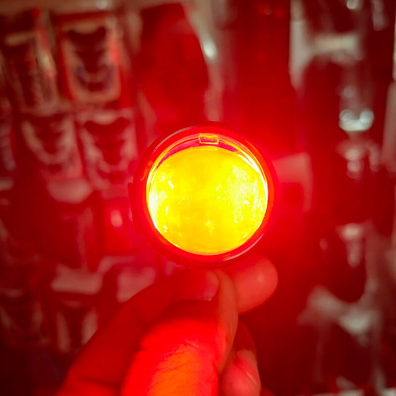 HJG Mini Driving with RED DRL Motorcycle Led Light 20w Dual Tone 5 Function with Flasher 3-Wires Fog Led For motorcycle, Car, Jeep - Image 5