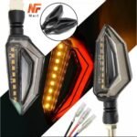 Motorcycle Indicators Moto Lamp 2Pcs Signal Light Daytime Lamp 12V Led Motorcycle Turn Signals Universal All Bikes