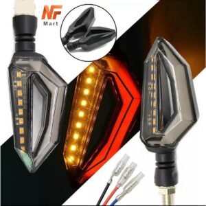 Motorcycle Indicators Moto Lamp 2Pcs Signal Light Daytime Lamp 12V Led Motorcycle Turn Signals Universal All Bikes