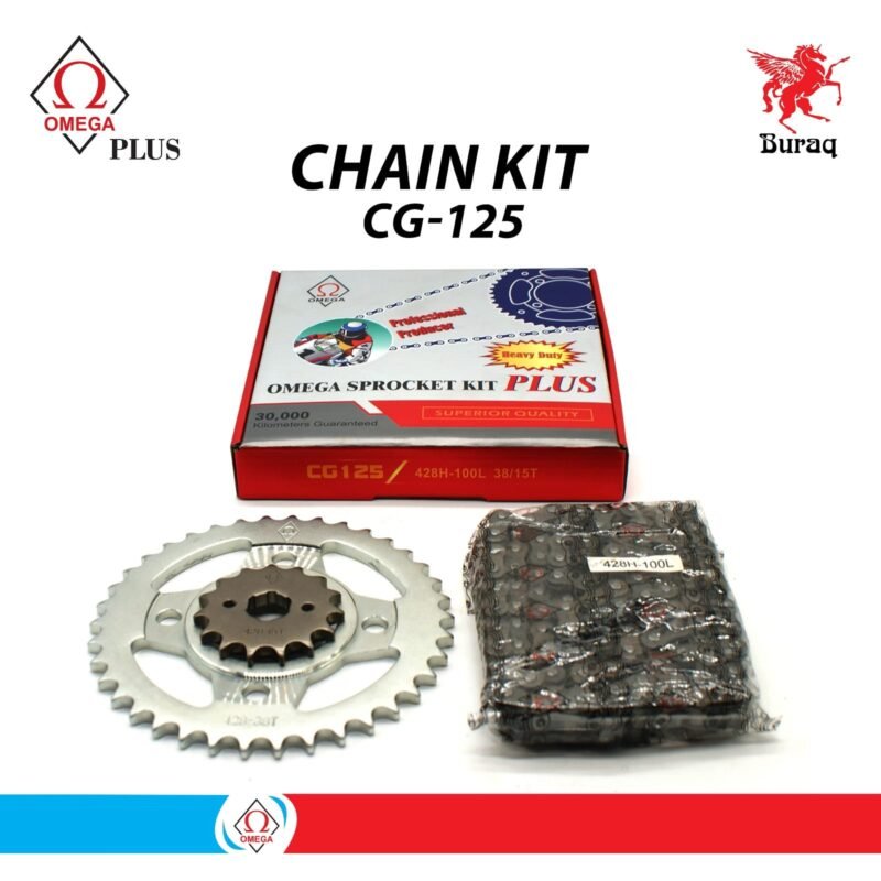 Motorcycle Chain Sprocket Set / kit for Honda Cd70 & CG125 High Quality Omega - Image 2