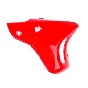 Engine Guard - Engine Cover - Engine Mud Cover - Engine Cover Case - Unbreakable Material - Red Colour -Engine Mudguard For YBR 125 and YBR 125G - 125 Bike Accessories - YBR Bike Accessories - Bike Parts
