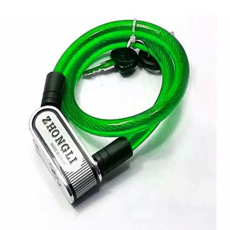Bike Lock Zhongli wire lock for cycles and motor cycles - Heavy Duty Wire lock - Steel Cable Lock NF MART - Image 2