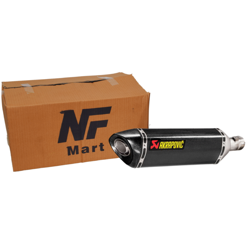 Akrapovic Carbon Fiber Exhaust CE9 For MOTORCYCLE, HEAVY BIKES - Black - Image 2