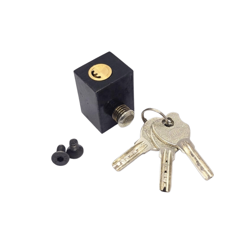 Bike Lock Motorcycle Side Lock 100% Secure Security Lock Push Button DIY Fixing New Small Size Without Welding Heavy Duty for 70cc and 125cc bikes - Image 4