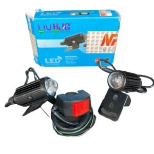 2-PCS HJG Mini Driving Motorcycle Led Light 20w Dual colors White, Yellow, Flash without Fan for Motorcycles, Cars, Jeeps Spot Light LED Bike Light, Night Vision Projector Lenses Turtle Lights, Fog Light Mini NF MART