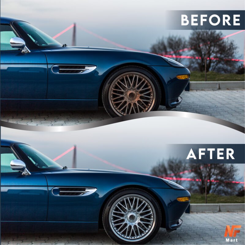 Rust Remover & Chrome Cleaner & Shiner Spray Chrome Restorer For Bike & Cars Multi Purpose Use  Cleaner NF MART - Image 2