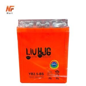 HJG Motorcycle Dry Battery Gel battery 2.5Ah/12V FOR HONDA CG125, CD70, Pridor 100cc, All China 70cc & 125cc Bikes NF MART