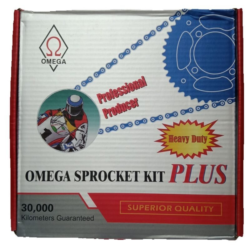 Motorcycle Chain Sprocket Set / kit for Yamaha YBR-G, YBR, YBZ, YBZ DX High Quality 428-118L 45/14T Omega - Image 3
