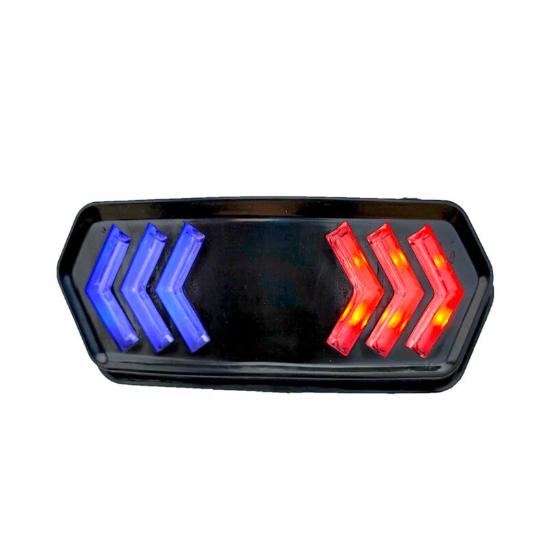 Motorcycle Fancy Led Backlight Tail Light with Two Color Red & Blue Flasher Light for CD70 and CG125 Bikes NF MART - Image 4