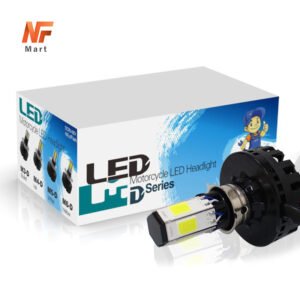 NF MART -  Bike Led Headlight Bulb M6 Headlight Lamp with Flasher 3 in 1 Modes for Motorcycle Universal