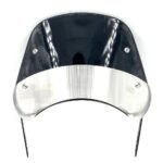 Universal Motorcycle Windshield Windscreen Wind Deflector Round Headlight For Yamaha YBR, YBZ Suzuki GS150 For Royal Enfield Triumph