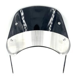 Universal Motorcycle Windshield Windscreen Wind Deflector Round Headlight For Yamaha YBR, YBZ Suzuki GS150 For Royal Enfield Triumph