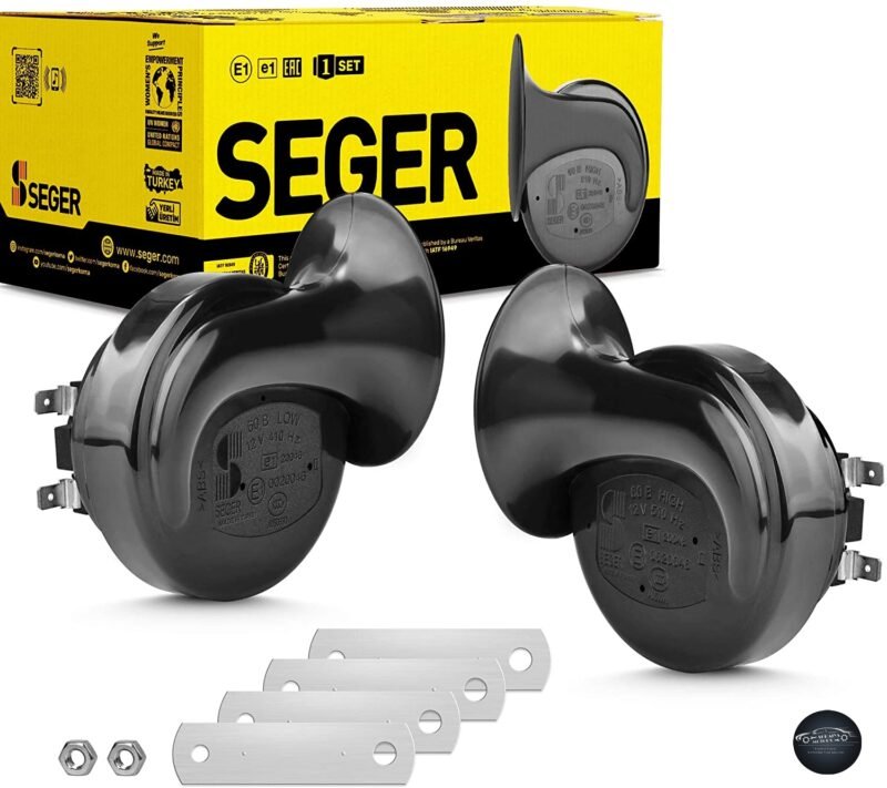 Seger Snail Horn For Car and bike 100% Original Horn - 12v - HIGH QUALITY HORN