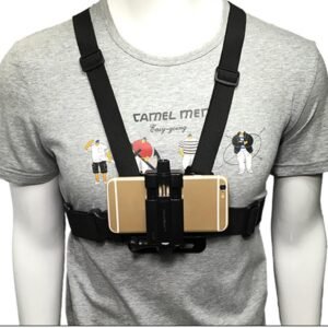 Mobile Phone Chest Holder Mount Webbing Belt Strap For GoPro HD Hero & Mobile Universal & Adjustable