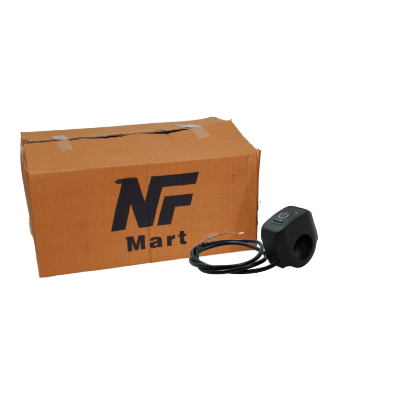 Motorcycle Switch Headlight Horn Modified Control Switch Handlebar Mount 3 in 1 Button with LED Light - Image 2