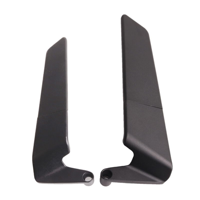 Universal Aerodynamic Rotary Adjustable Mirrors Motorcycle Wind Wing Side Rearview Mirrors Metal Body Black Rotate able - Image 4