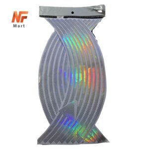 Rim Stickers Multi Rainbow Chrome Color Universal For All Bikes Yamaha, Suzuki, Honda Bikes Alloys Rim Stickers