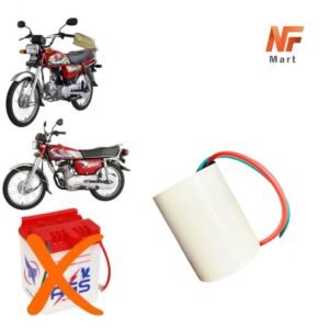 Motorcycle Battery Capacitor for Bikes HIGH QUALTY - Alternative Capacitor to Bike Battery NF MART