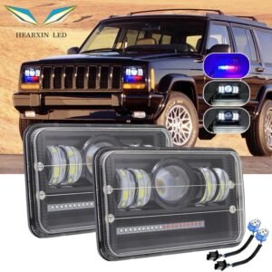 Headlight For Motorcycle Led 6 inches Headlight Beam With Kara Handi Upgraded For Honda CD70 / CG125 NF MART