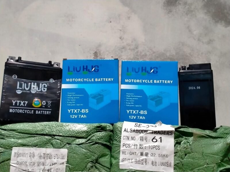 Motorcycle Dry Battery 7Ah/12V For Honda Cb150 , Yamaha YBR & YBZ, Suzuki Gr 150 High Quality Imported NF MART - Image 2