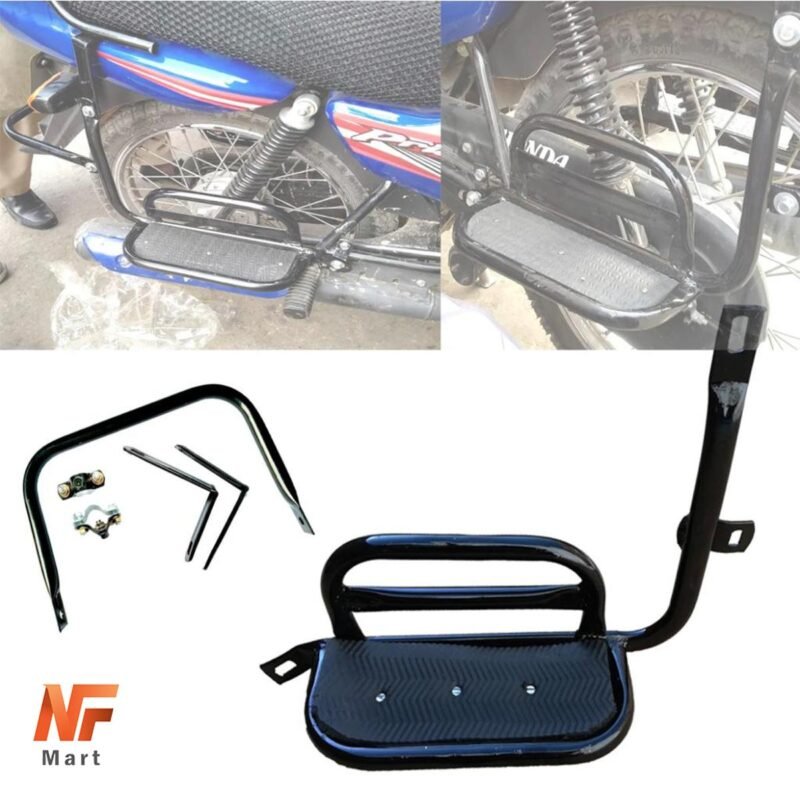 Motorcycle Footrest 3-PCS Set For Pridor 100cc Motorcycle Footrest Panel For Honda Pridor 100cc (Pillion Rider Footrest)