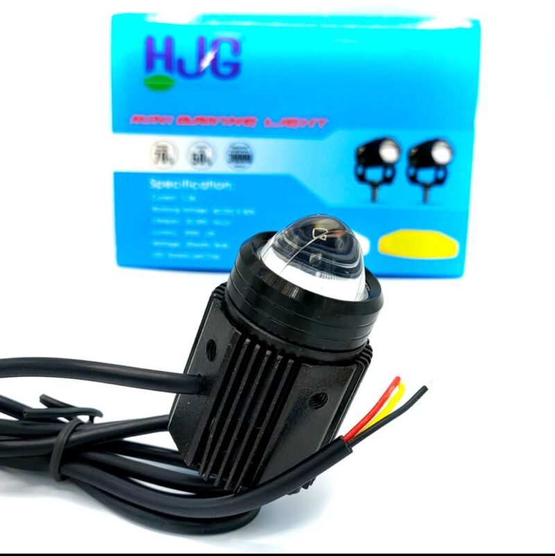 HJG Mini Driving with RED DRL Motorcycle Led Light 20w Dual Tone 5 Function with Flasher 3-Wires Fog Led For motorcycle, Car, Jeep - Image 3