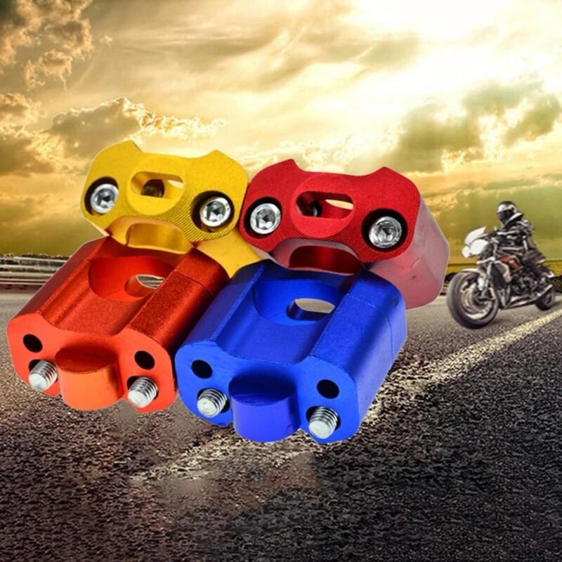 Motorcycle Handle bar Riser CNC Aluminum Alloy All Colors Available Universal 22mm/28mm Handlebars Mount Clamp For All Yamaha, Suzuki, Honda Bikes NF MART - Image 5