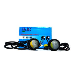 HJG Mini Driving Motorcycle Led Light 2-PCS 20w Dual colors White, Yellow, Flash with Fan NF MART