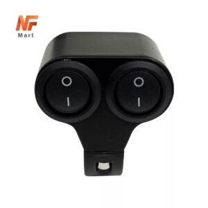 Motorcycle Handlebar Control Dual Button 22mm 12V On Off Switch Headlight Flasher Dual Switch 2 Choice For Handlebar Fog Light