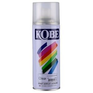 KOBE Clear Acrylic Lacquer Spray Paint KOBE Lacquer For All Purposes Decorative Paint NF MART