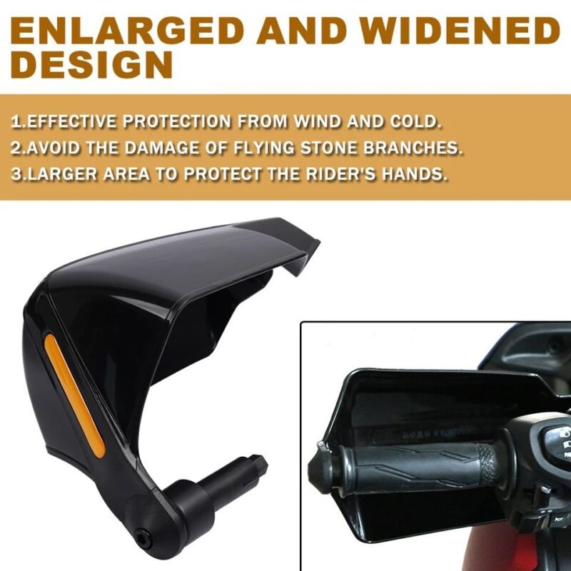 Universal Motorcycle Reflective Hand Protector Hand Guards Handlebar Protection Windproof hand Guard Gear Motorbike Accessories - Image 4