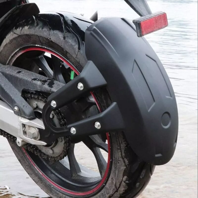 Motorcycle Rear Mudguard Rear Wheel fender Splash Guard Rear Wheel Cover Splash Guard Mudguard with Bracket - Image 3