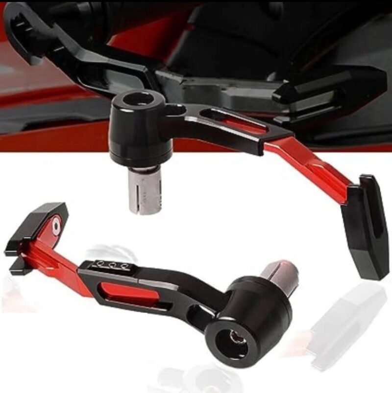 Universal CNC Clutch Brake Lever Guard Red Color For Motorcycle Adjustable NF MART - Image 3