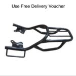 NF MART - Motorcycle Rear Carrier For Pridor 100cc Rear body frame Carrier New Pipe design With Heavy Gauge Rear Tail Take Seat Hood Black