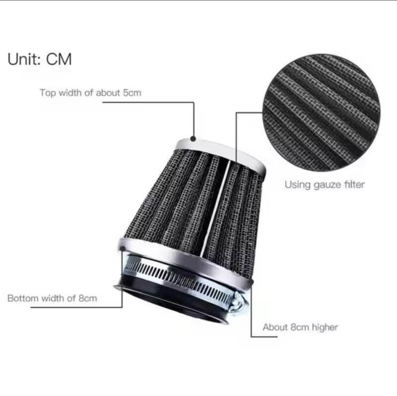 MOXI Motorcycle Air Filter Mushroom Head 1 pos Universal For Honda Kawasaki Yamaha Suzuki NF MART - Image 3