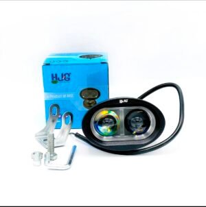 1-PCS Oval Shape Long Throw Dual Lens LED Light for Bikes NF MART