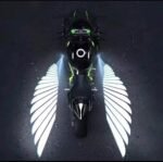 Wings Light For Bike High Quality Bike Accessories Angel Wings LED Light For Bikes, Led Floor Display Lights Auto Decoration High Quality Bike Accessories