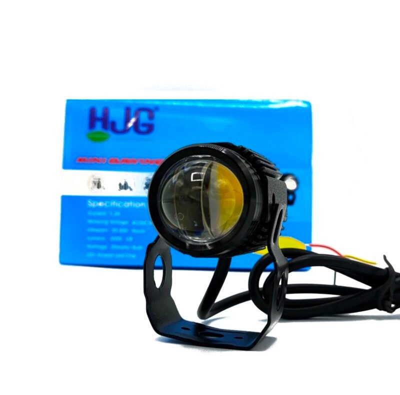 HJG Mini Driving Motorcycle Led Light 2-PCS 20w Dual colors White, Yellow, Flash with Fan NF MART - Image 3