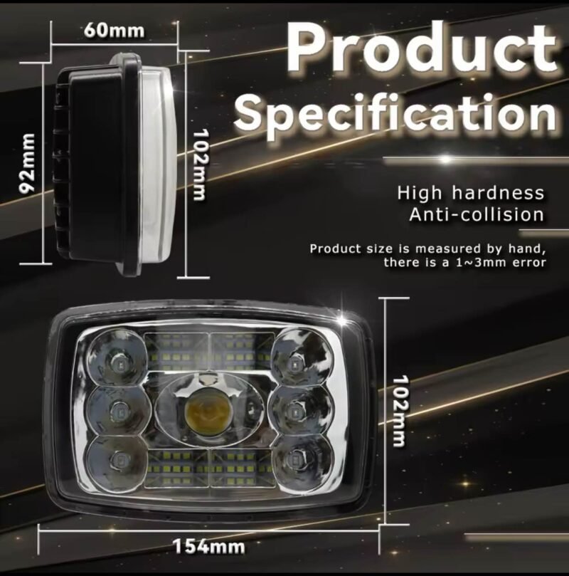 Bike Headlight Beam With High Beam white, Low Beam Yellow and Red Blue Flasher for CD70 and CG125 and China Bikes - Image 2