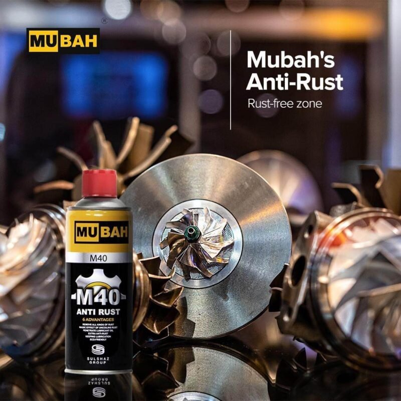 Rust Remover Zang Remover Anti Rust Spray For Auto And All Metals Tools, Hardware Items Mubah M40 400ml NF MART