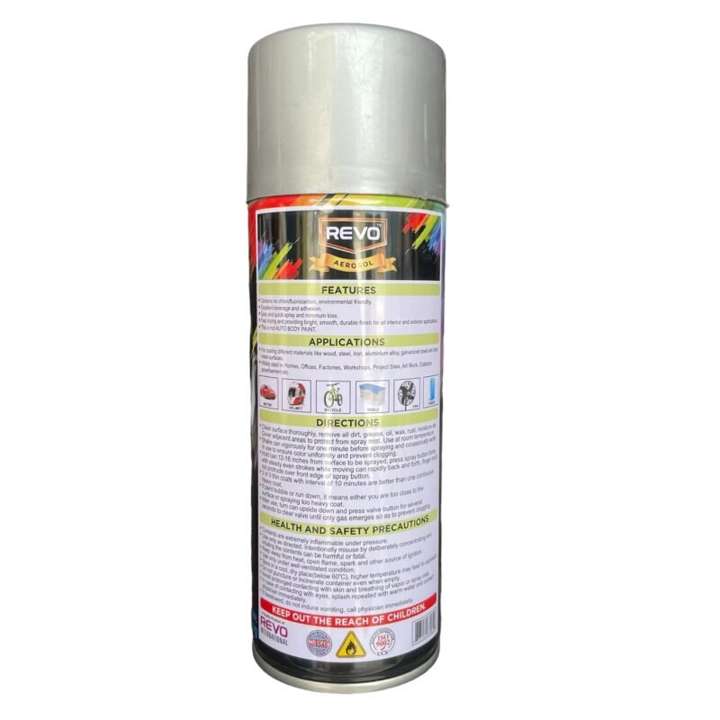 NF MART - Silver Spray Paint For Bike, Cars And All Wood & Metal Surfaces 300ml Decorative Paint For All Purposes - Image 2