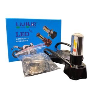 HJG headlight LED Bulb M4 White Yellow Police Flasher Red Blue Universal Fitting For all Motorcycles Universal Fitting