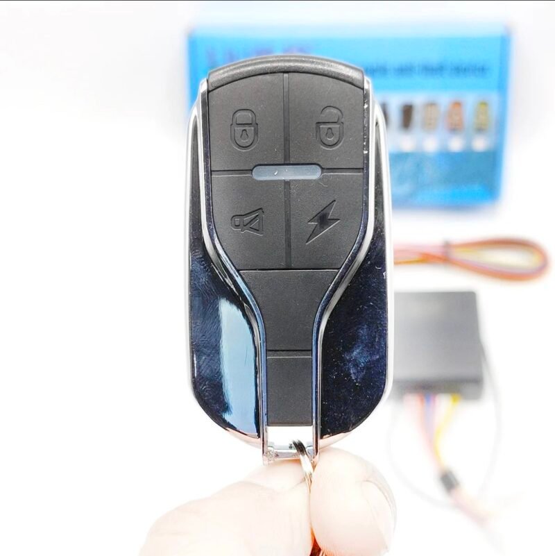 HJG Motorcycle Remote Security Lock Anti Theft Alarm System For Bike Motorcycle Self Start Function NF MART - Image 4