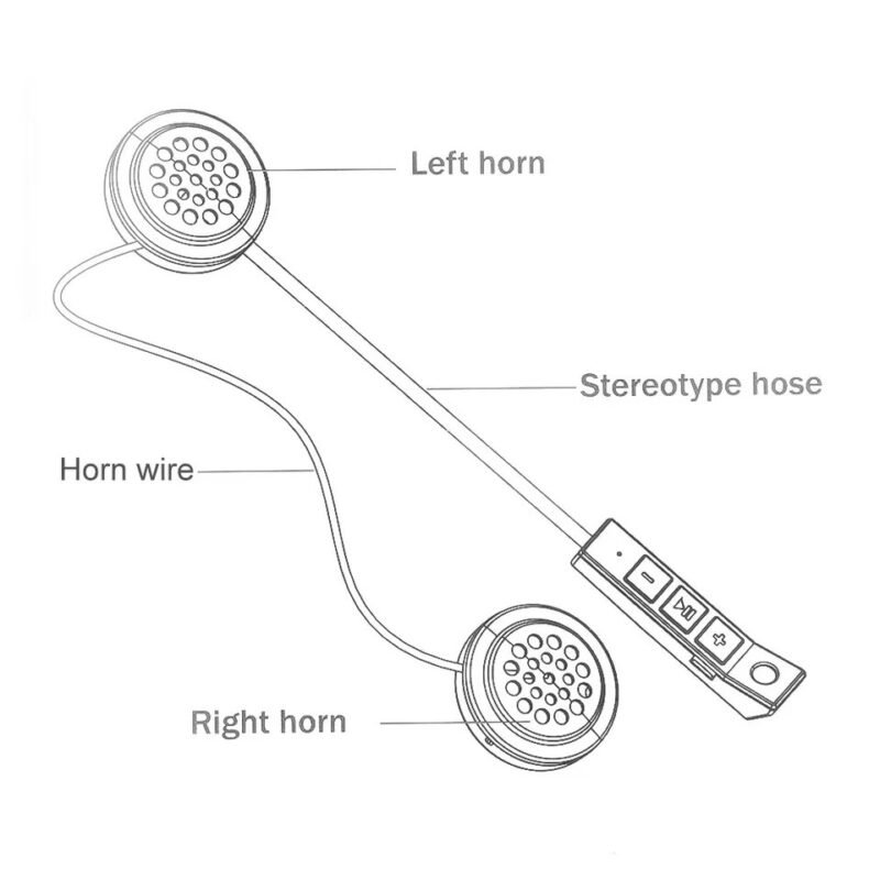 Bluetooth Motorcycle Helmet Headset BT5.0 Wireless Riding Headphone Anti-interference Motor Bike Handsfree Helmet Headsets NF MART - Image 5