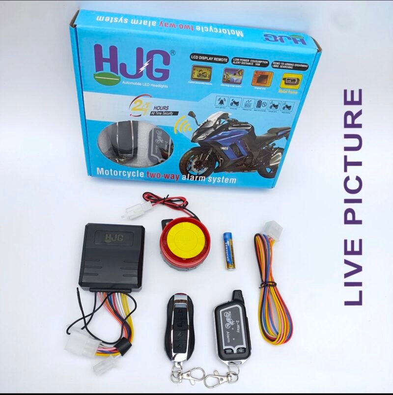 HJG Two Way Motorcycle Remote Security Lock Anti Theft Alarm System High Quality NF MART - Image 2